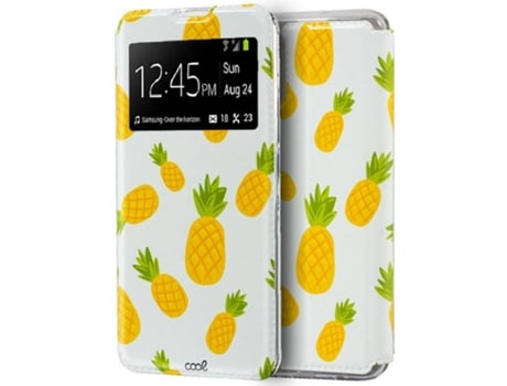 Funda para Samsung Galaxy Note 10 Lite COOL Flip Cover Blanco