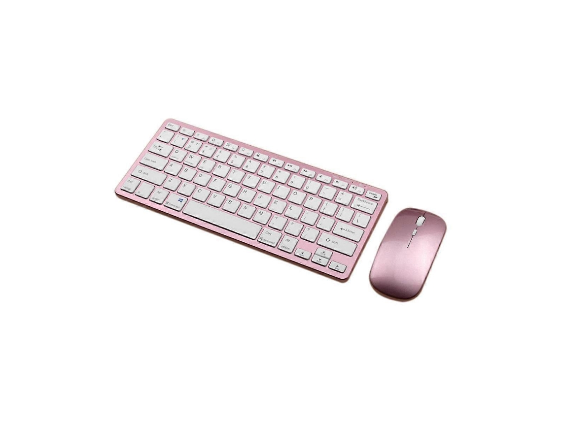 Teclado y ratón inalámbricos Bluetooth con tres modos, teclado recargable y soporte para tableta La Ly Ebike