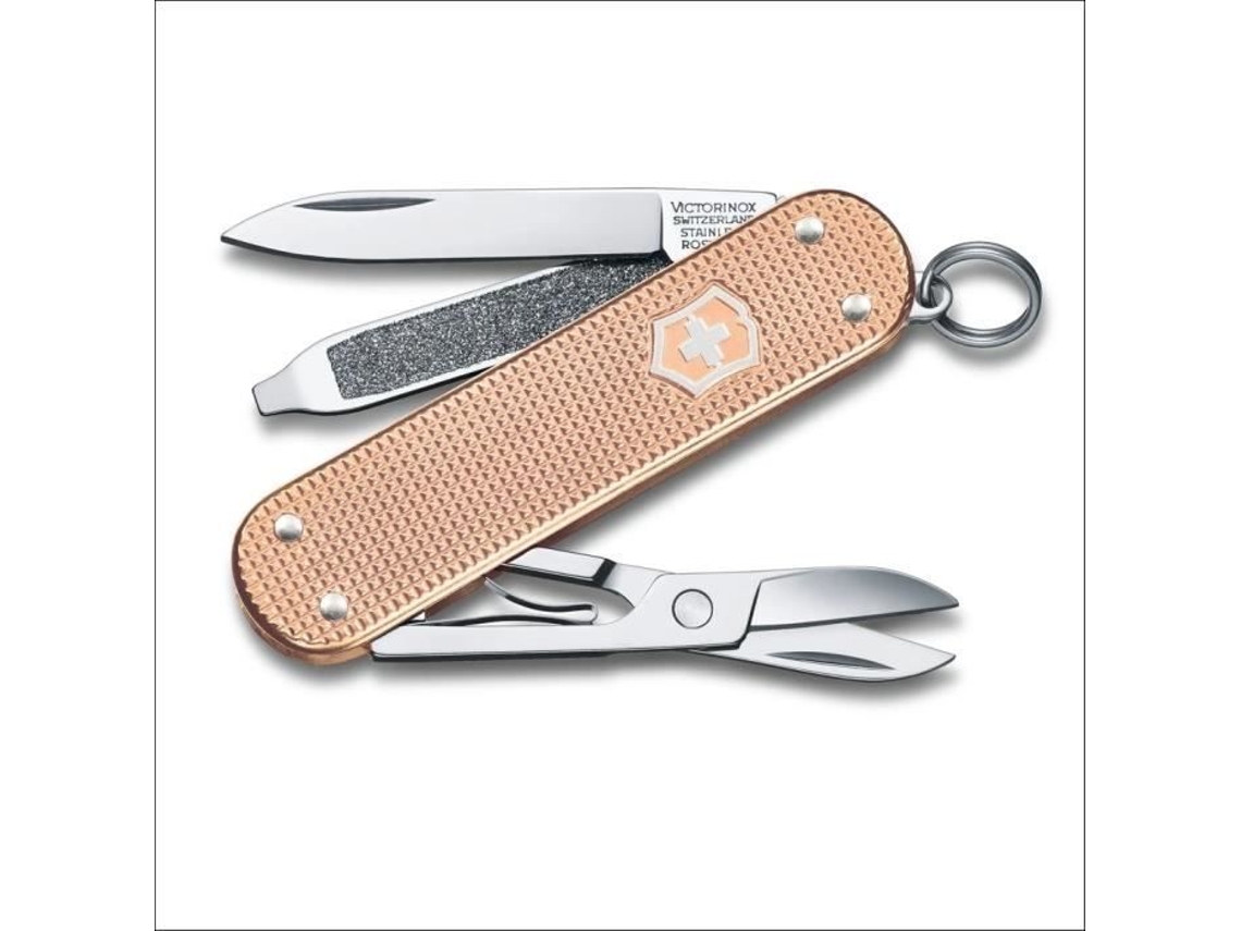 VICTORINOX Navaja Suiza Classic Alox Fresh Peach 58 mm 5 Funciones