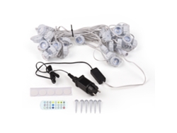 Yncm2026-luces Led Exteriores Permanentes 52ft 36 Luz Rgb Impermeable Ip67 Control App/bt Para Jardín Fiesta Navidad