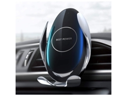 Cargador Carro Inteligente Duplo Usb Qi Tomada Carregamento YIZHOOD Negro