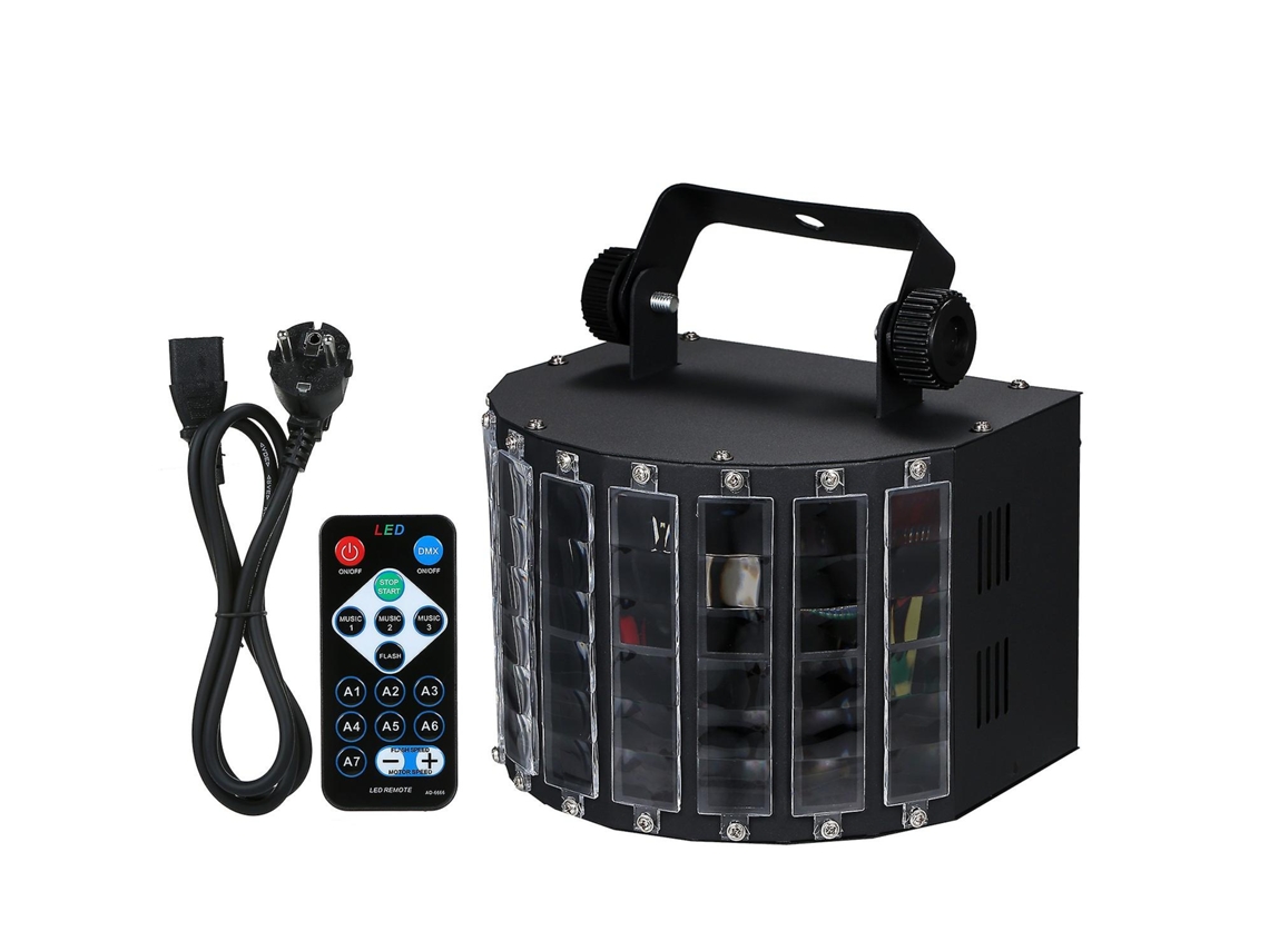 Neoglint 100 240 V 24 W RGBW LEDs 7 canales DMX 512 Control de voz activado por voz Control automático L Yunzii