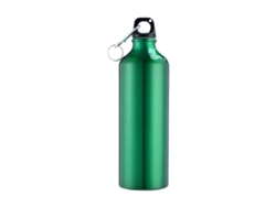 Botella De Agua De Aluminio 750ml Portátil Estanca Con Mosquetón Para Senderismo Deporte Gimnasio Viajes Al Aire Libre