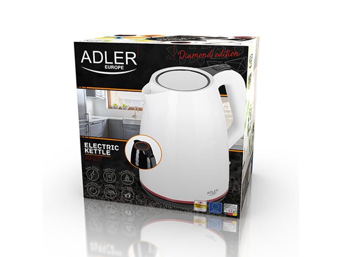 Adler Ad 1277 B Hervidor eléctrico 1,7 L 2200 W Negro