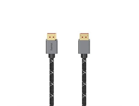 Cable Hama Displayport DP 1.4 Ultra-HD 8K de Aluminio 2,00 m