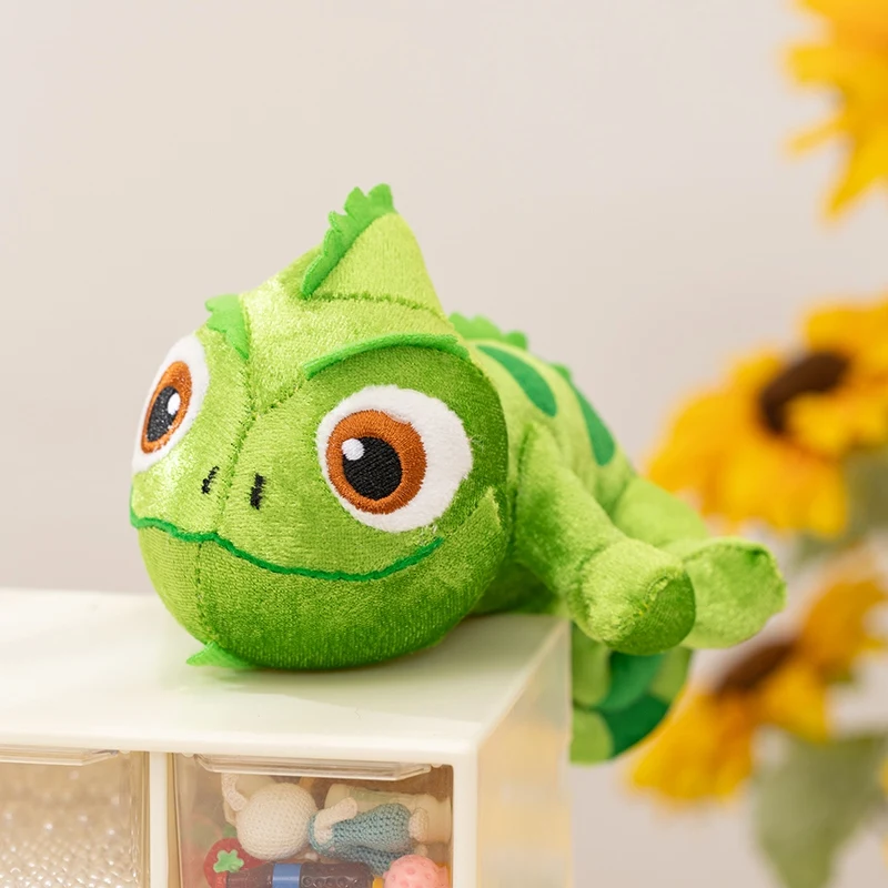 (16 Cm) Muñeco De Peluche De Camaleón De Dibujos Animados, Bonito, Cálido Y Cómodo.