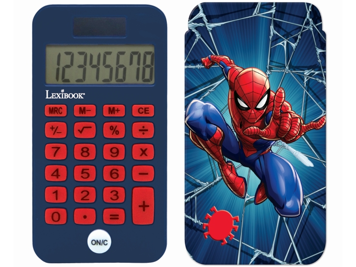 Calculadora DISNEY de bolsillo con tapa Spider man