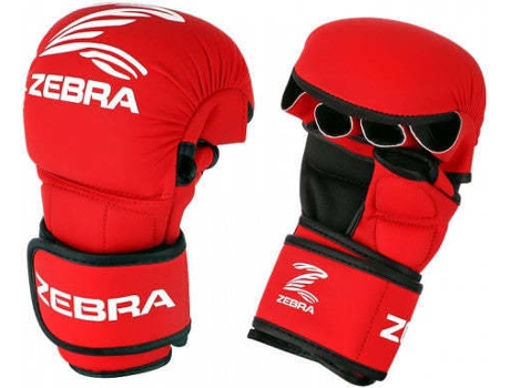 Guantes De Combate ZEBRA Sparring (Rojo - M)