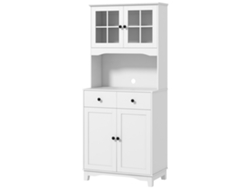 Mueble de cocina independiente con encimera, blanco