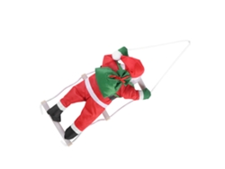 Adorno Navideño De Papá Noel Trepando, Decoración Colgante Para Interior/exterior, Árbol De Navidad, Juguete