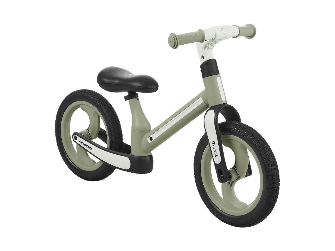 Bicicleta de equilibrio Kikkaboo verde y negra