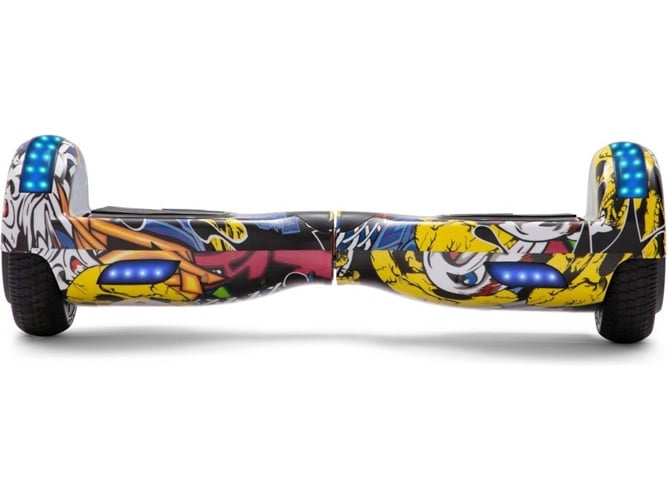 Hoverboard E-RIDES Graffiti Amarillo