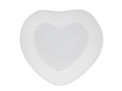 Molde De Silicona Diy Con Forma De Corazón Para Tela, Ideal Para Jabones, Manualidades Y Regalos (4 Pulgadas, Xx29)