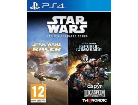 Juego PS4 Star Wars Racer e Commando Combo