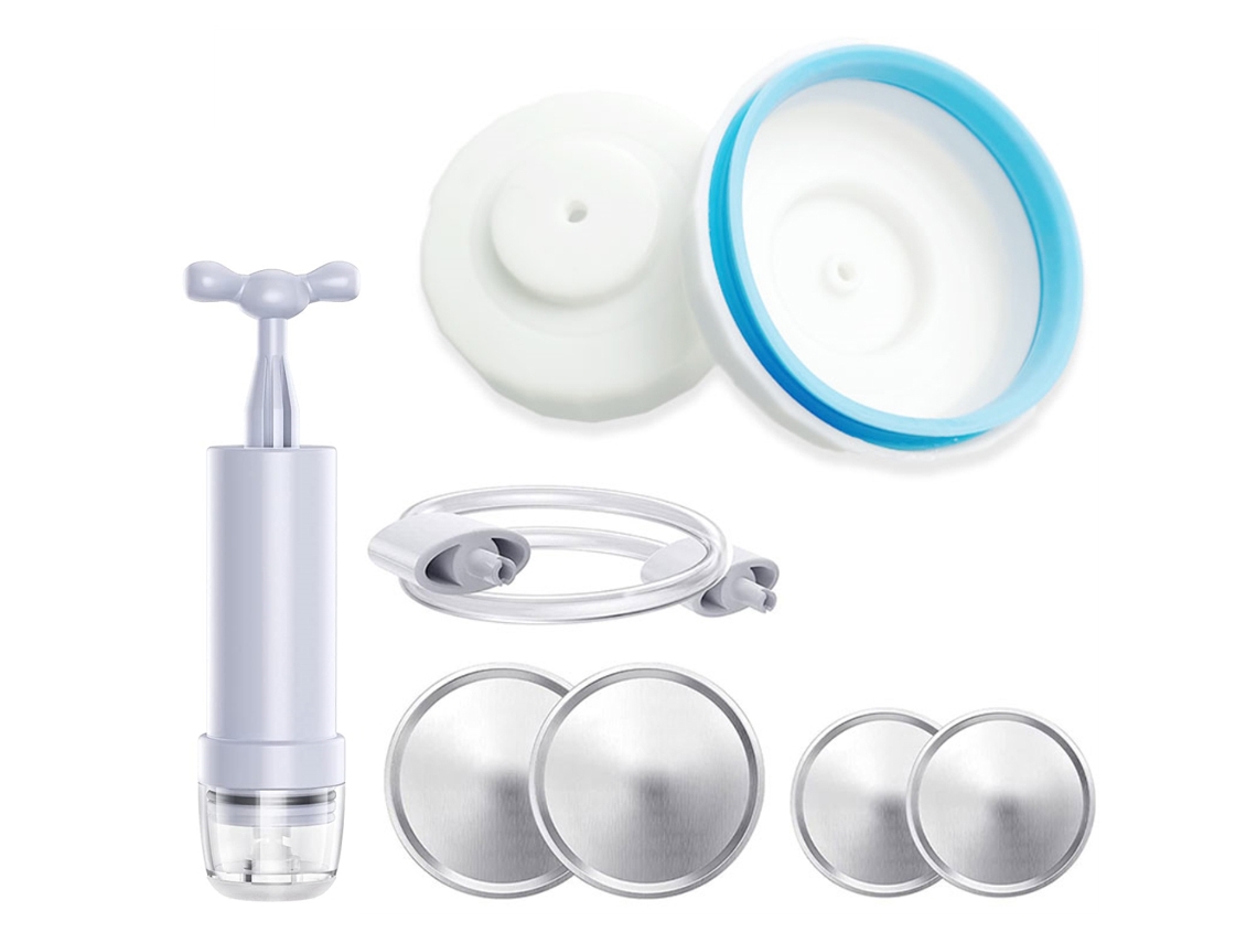 Kit de envasado al vacío para tarros (sin marca)