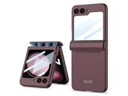 Funda Para Samsung Galaxy Z Flip5 5g, Transparente Y Con Bisagra Magnética Gkk 10691