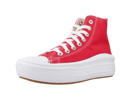 Zapatillas de Mujer CONVERSE Chuck Taylor All Star Move Tecido Rojo (35)