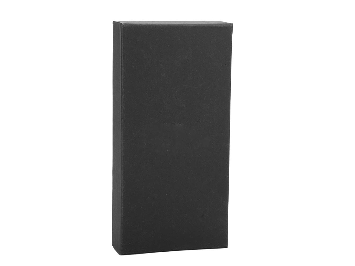 Exquisita Caja De Reloj Portátil De Papel Negro, Accesorio De Regalo