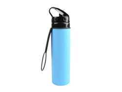Botellas De Agua Plegables De Silicona Ligeras, Reutilizables, A Prueba De Fugas, Deportivas, Plegables, Rojas Rosewell