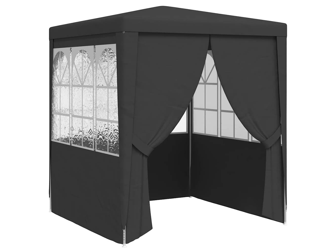 Carpa de fiesta VIDAXL Antracita Polietileno (2,5x2,5m)