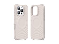 (blanco, Iphone 13 Pro) Funda Magnética Para Iphone, Cobertura Total Con Silicona Líquida.