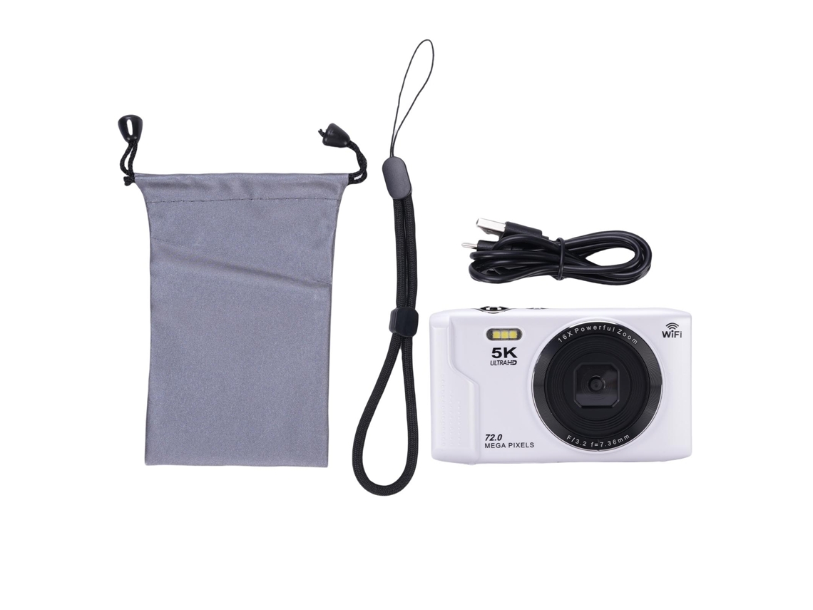 Cámara Digital Retro 72mp 5k Uhd Para Vlog Viajes Y Fotografía