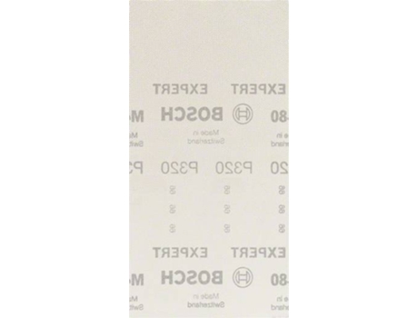 Malla de Lixa BOSCH Expert M480 para Lijadoras Orbitales - 115x230 mm - G 320 - 10 Un