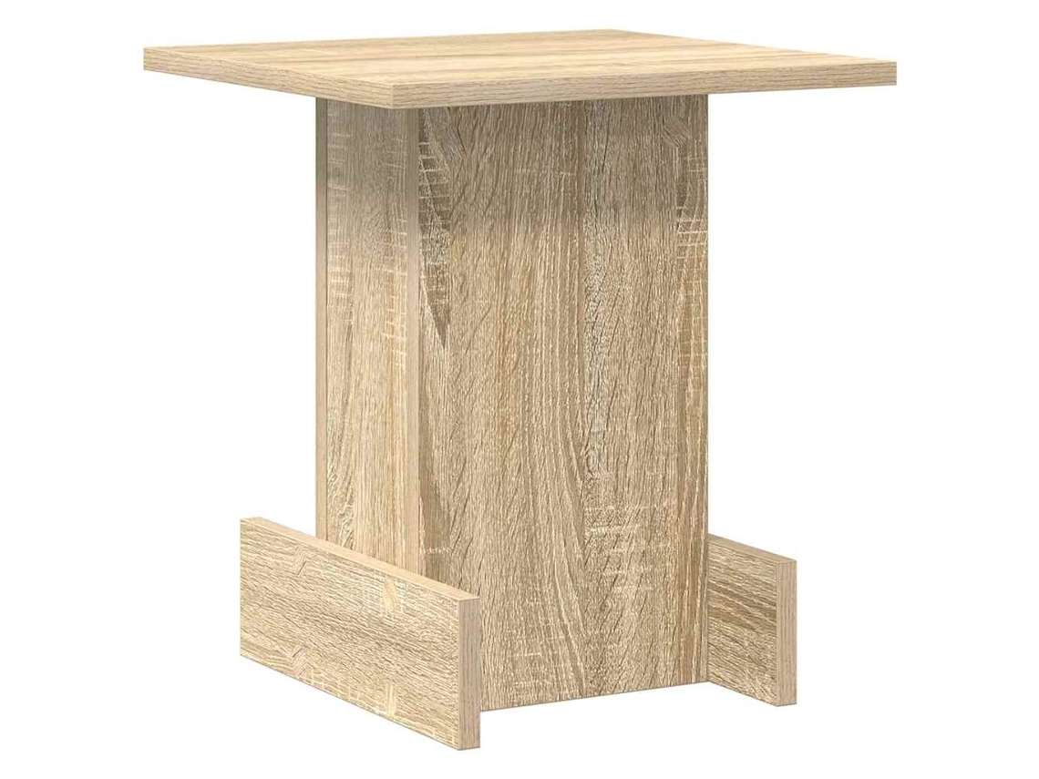Mesa Auxiliar | Mesa Lateral Roble Sonoma 35,5 X 35 X 40 Cm
