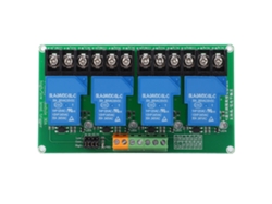 Módulo De Relé De 4 Canales, Control Automático, Bivoltaje, Disparador, Componente Electrónico De 24 V.