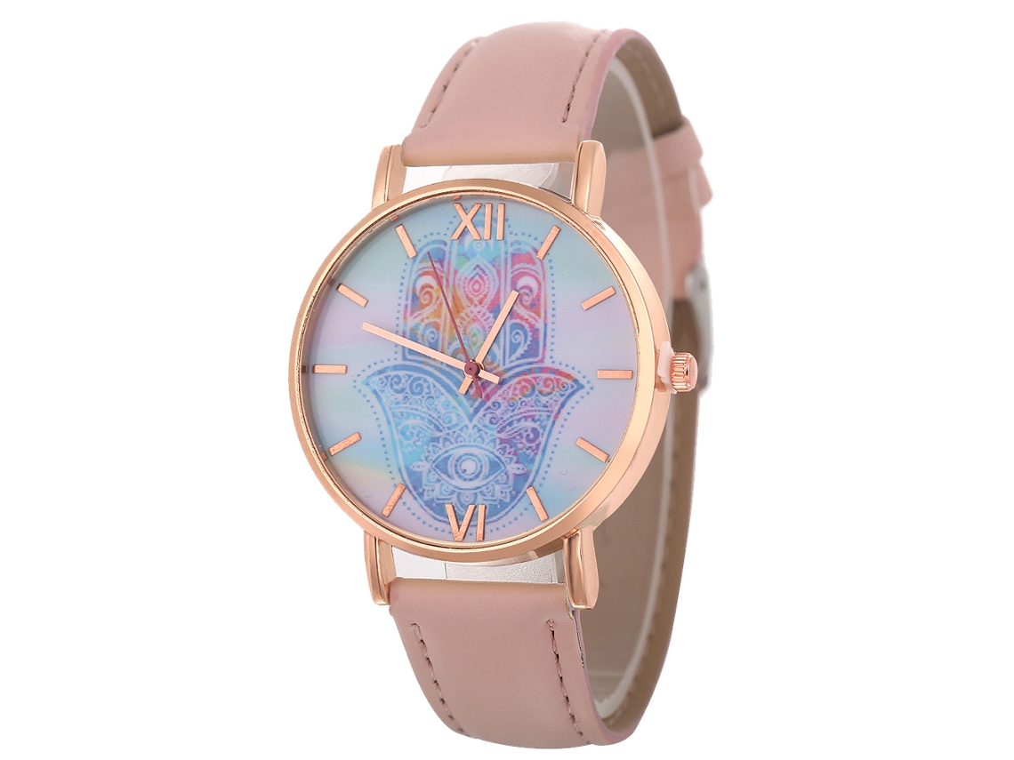 Reloj De Cuarzo Elegante Y Casual Para Parejas Unisex, Regalo (rosa)