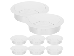 Besportble 8 De Cubiertas Resistentes De Abs Para Cables De Escritorio Y Cables 9,30 X 7,80 X 2,20 Cm Pulga...