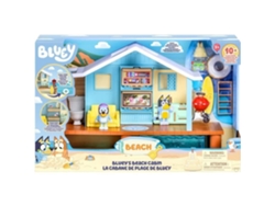 Cabaña de playa Blueys - BLUEY - Juego con figura exclusiva y más de 10 accesorios