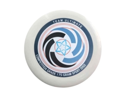 Disco deportivo Ultimate Frisbee que brilla en la oscuridad con agarre suave de 175 g y 26,7 cm, ideal para patio, parque, playa, camping, mascotas y más.