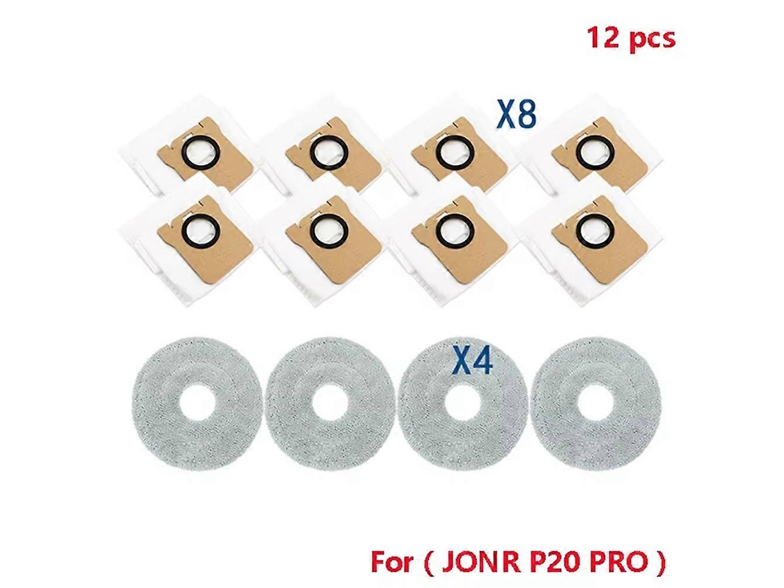 Accessories For P20 Pro Vacuum Cleaner Mop Cloth Dust Bag Efficient Microfiber Spare Cleaning Parts