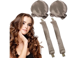 4 Rizadores De Pelo De Alambre Sin Calor Con Red Para El Cabello, Herramientas Para Peinar El Cabello (champagne)