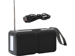 Radio Fm Portátil, Iluminación Led, Equipo De Supervivencia Con Energía Solar.