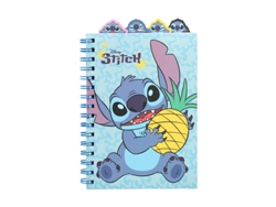 Cuaderno A5 Rayado Espiral Disney Stitch Tropical Pne03