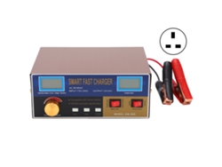 Cargador De Batería Inteligente De 400 W, 12 V/24 V Con Función De Reparación Por Pulsos Para Enchufe Británico De Coche
