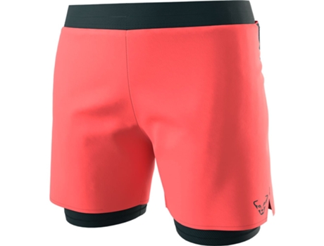 Calção DYNAFIT Shorts Alpime Pro 2/1 Vermelho L Mulher