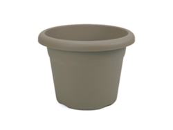 PLASTIKEN TERRA - Maceta Redonda Medida 35 cm 14L Taupe