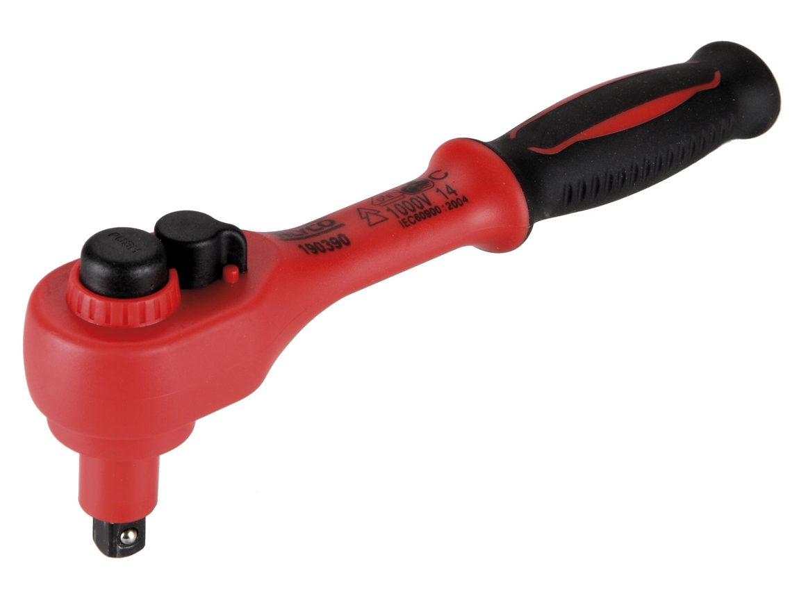 Llave de Carraca de 1/4" Aislada 1000V ALYCO