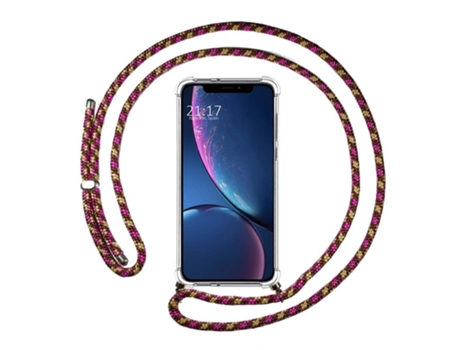 Carcasa iPhone XR TUMUNDOSMARTPHONE Colgante Rosa