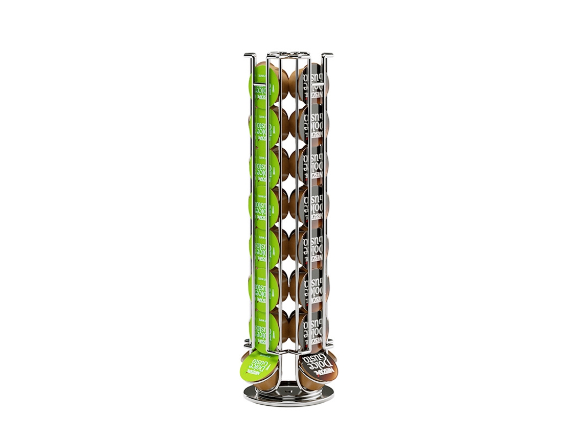 Suporte Para Cápsulas De Café Digitallab Tiene Capacidad Para 32 Cápsulas Dolce Gusto (plateadas)