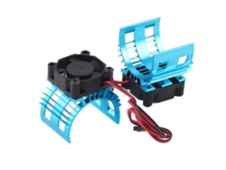 Motor de ventilador sin escobillas 3650 para coche RC, azul