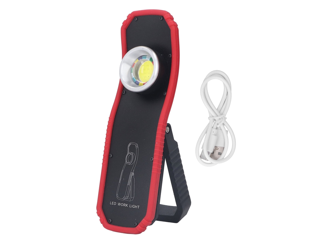 2026-linterna De Trabajo Led 60w Recargable Con Modos Dimmable, Gancho, Base Magnética Y Carga Usb Para Camping