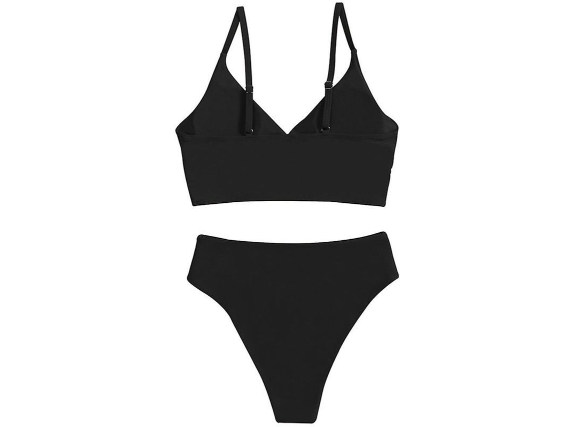 2026-traje De Bikini Para Mujer, Bikini Triangular Sexy De Color Sólido Con Copas Removibles