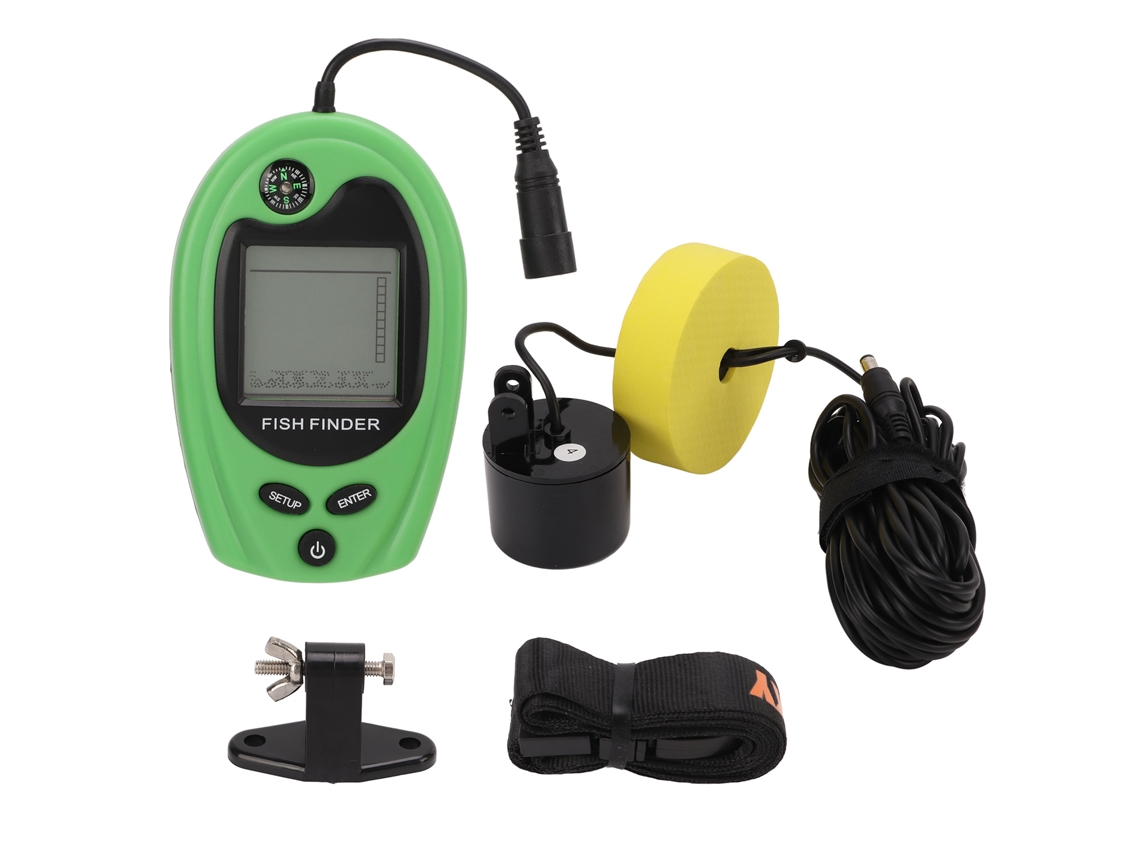 Danu26-detector De Peces Para Kayak Sonar 328 Pies Impermeable Altamente Sensible Buscador De Profundidad Con Cordón