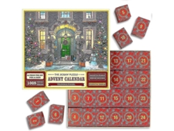 Calendario De Adviento 2023, Rompecabezas Navideño Para Niños, 24 Cajas Portátiles, 1000 Piezas, Familia Interactiva