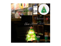 Luces Navideñas Led Para Ventanas Interiores Con Batería De Aspiradora, 10 Led De Luz Blanca Cálida.