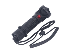 Linterna de buceo LED blanca profesional IPX8 para uso sumergible.